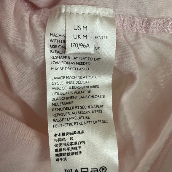 Free People - We the People Sonnet T-shirt Tee Chiffon Cake Pale Pink MED - Picture 3 of 8